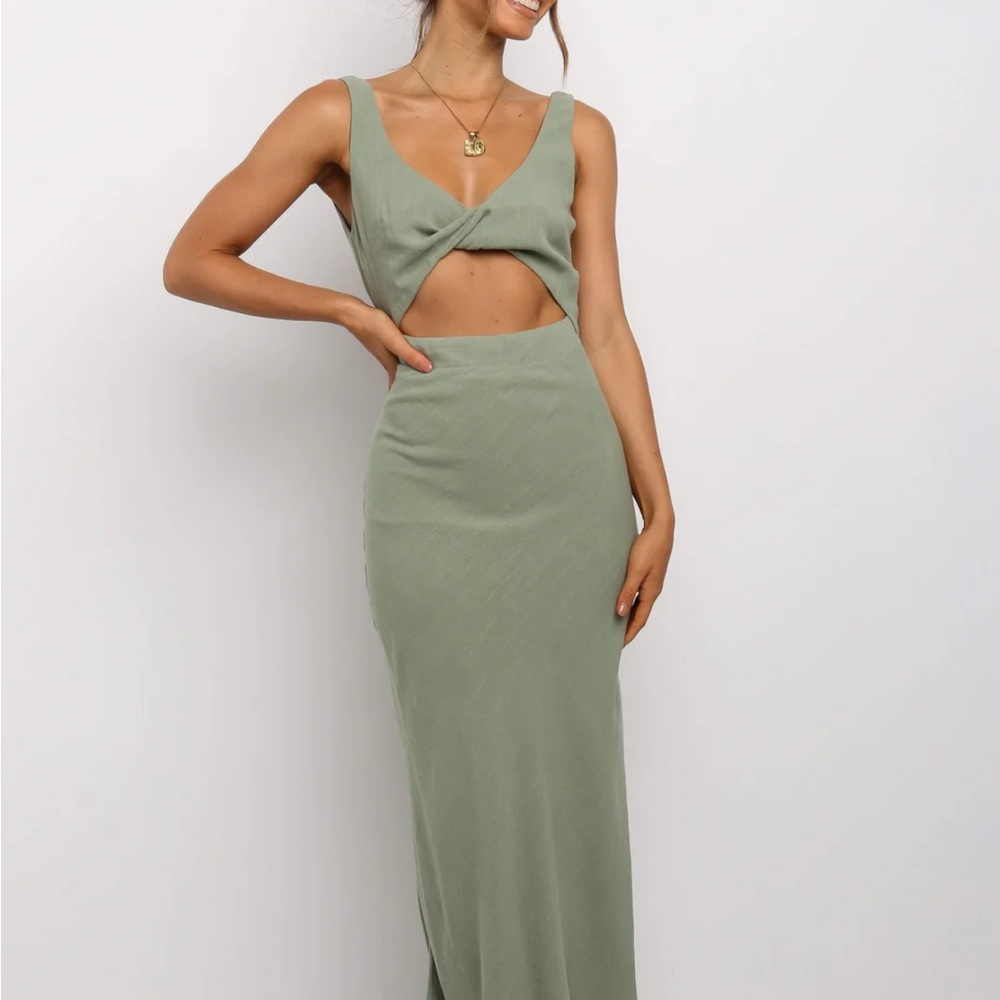 APOLLO DRESS - OLIVE